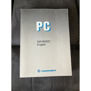 PC GW-BASIC English Commodore Book Manual 319292-01 Amiga